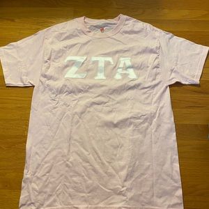 ZTA letter shirt